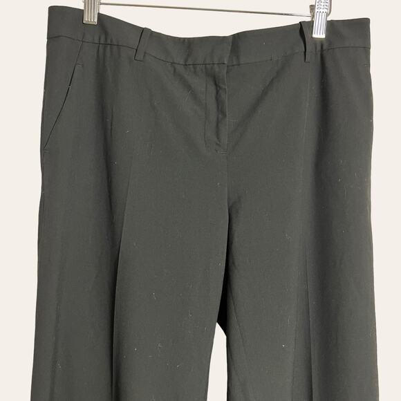 Robert Rodriguez Black Wide Leg Trouser Pants Size 10 - Picture 2 of 6